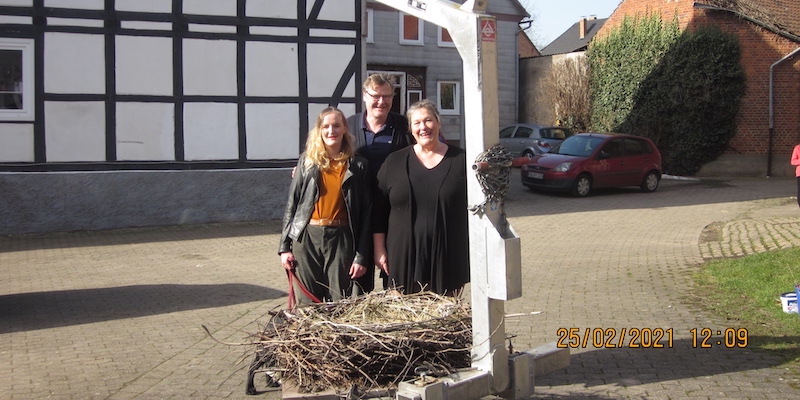 In Pegestorf ist das Nest bereitet: Die Störche können kommen